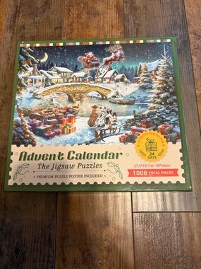 Advent calendar holiday jigsaw puzzle 1008 pieces